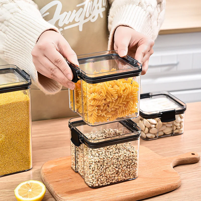Plastic Food Storage Containers Sealed Cans Kitchen Dampproof Storage Boxf or Bulk Cereals Kitchen Organizers
Plastic Food Storage Containers Sealed Cans Kitchen Dampproof Storage Boxf or Bulk Cereals Kitchen Organizers