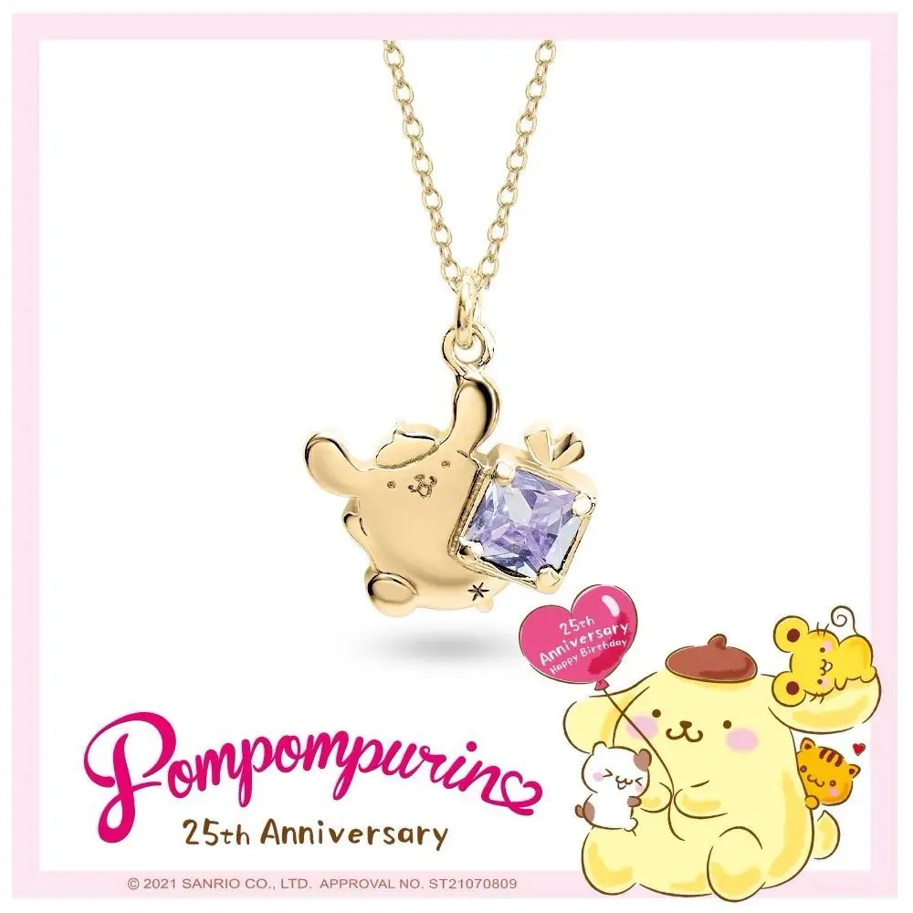 Kawaii Sanrio Necklace Pompom Purin Accessories Cute Anime Cartoon Couple 925 Sterling Silver Girlfriend Jewelry Girls Gift
Kawaii Sanrio Necklace Pompom Purin Accessories Cute Anime Cartoon Couple 925 Sterling Silver Girlfriend Jewelry Girls Gift