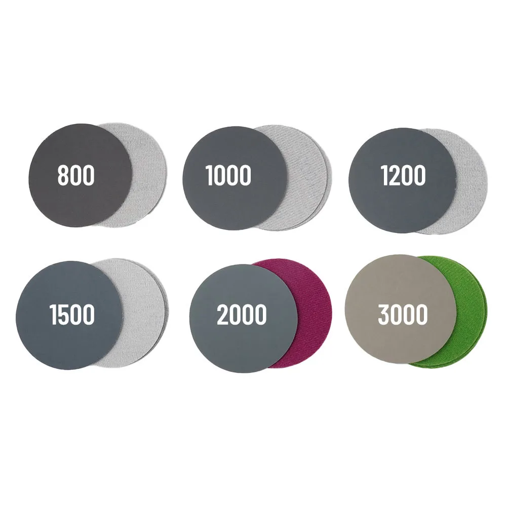 60Pcs Sandpaper Sanding Disc 75mm Hook&loop Wet&Dry Waterproof 800-3000 Grit For Polishing Grinding Tools Sander Accessories
60Pcs Sandpaper Sanding Disc 75mm Hook&loop Wet&Dry Waterproof 800-3000 Grit For Polishing Grinding Tools Sander Accessories