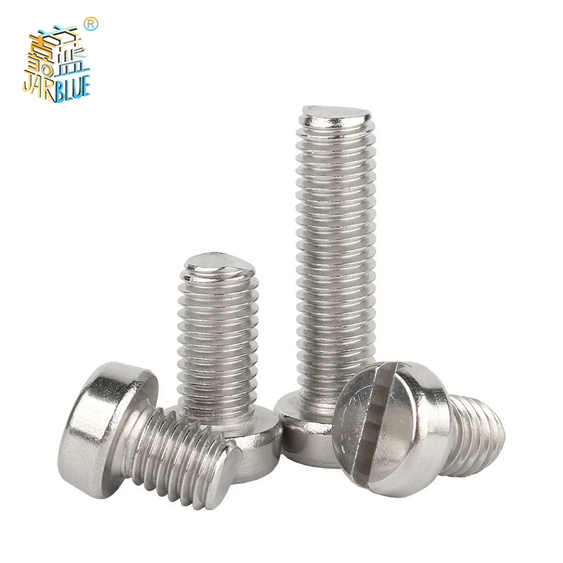 100pcs/lot A2-70 stainless steel GB65 Slotted Cap Head Slot Column Round Cheese Head Screw Bolt M1.6 M2 M2.5 M3 M4 M5 M6 304
100pcs/lot A2-70 stainless steel GB65 Slotted Cap Head Slot Column Round Cheese Head Screw Bolt M1.6 M2 M2.5 M3 M4 M5 M6 304