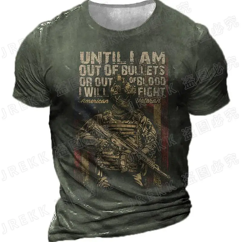 American Veteran Print Vintage Oversized T Shirt Military Style Streetwear Summer Casual Loose O-neck Short Sleeve Male Clothes
American Veteran Print Vintage Oversized T Shirt Military Style Streetwear Summer Casual Loose O-neck Short Sleeve Male Clothes