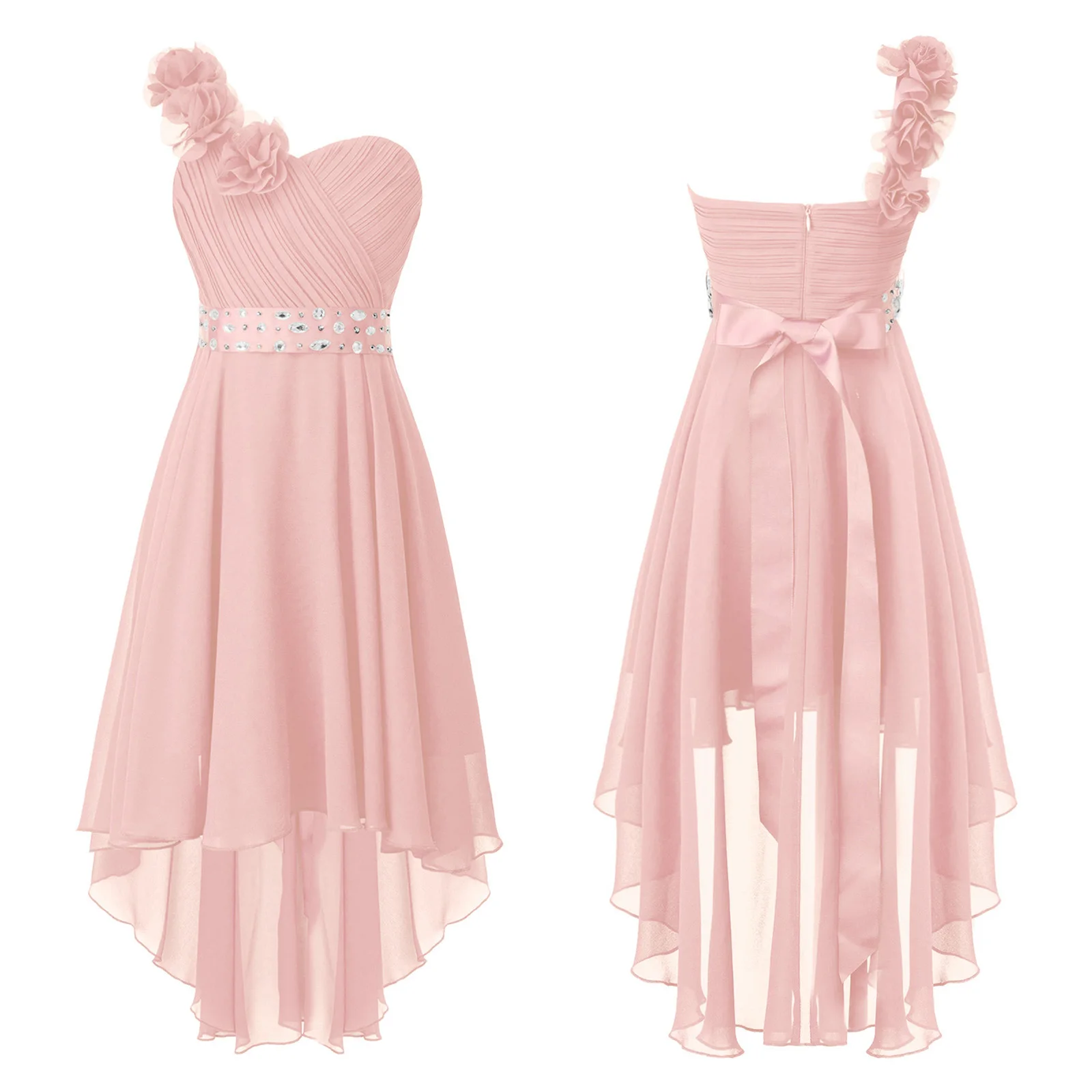 Girls Summer Chiffon Party Dress Kids One-Shoulder Flower Girls Dresses for Wedding Evening Bridesmaid Pageant Princess Dress
Girls Summer Chiffon Party Dress Kids One-Shoulder Flower Girls Dresses for Wedding Evening Bridesmaid Pageant Princess Dress