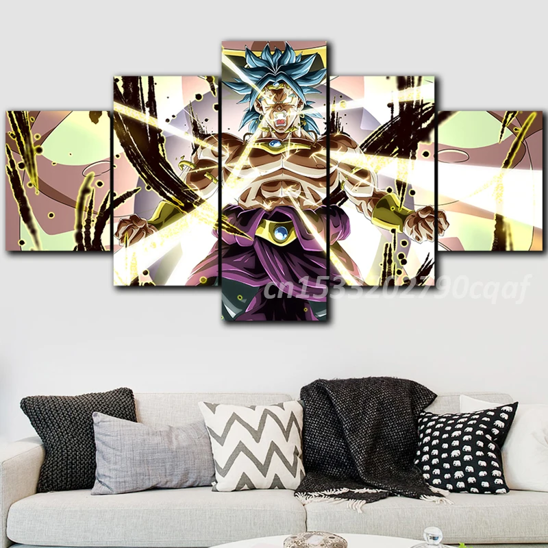 Five 5 Pieces Wall Art Print Dragon Ball Modular Broli Picture Super Saiyan Poster Vegetto Canvas Anime Painting Home Decorative
Five 5 Pieces Wall Art Print Dragon Ball Modular Broli Picture Super Saiyan Poster Vegetto Canvas Anime Painting Home Decorative
