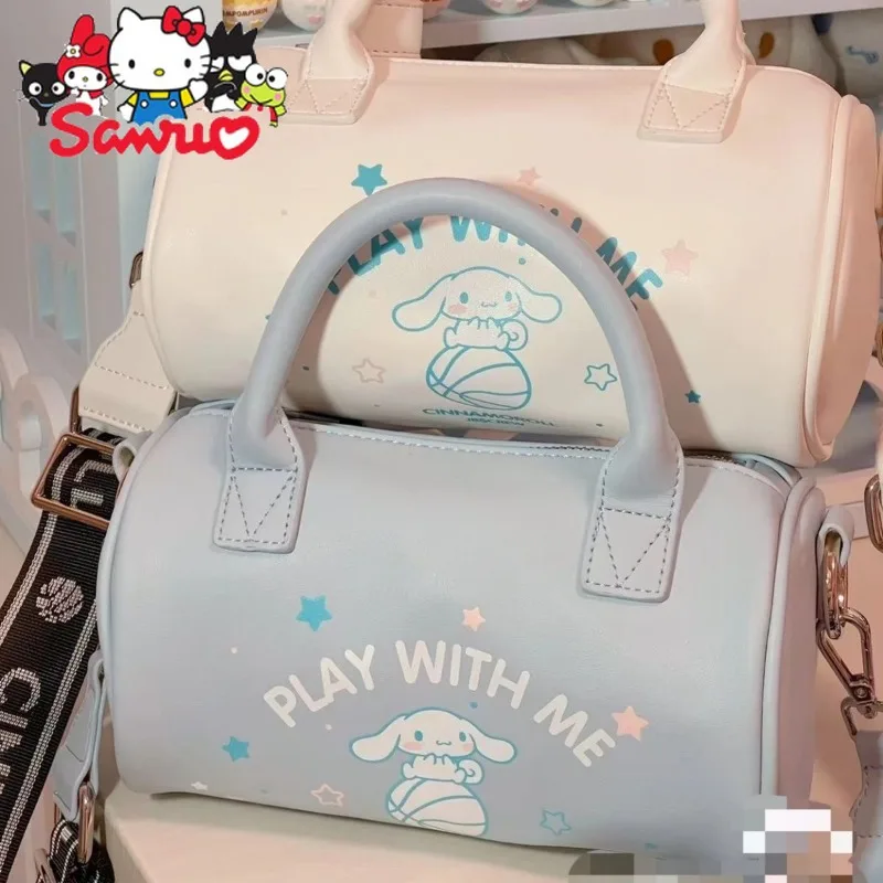 

Sanrio Kuromi Hello Kitty Melody Cinnamoroll Pochacco Japanese Fashion Collection Shoulder Bag Boston Casual Cinnamon Dog Bag