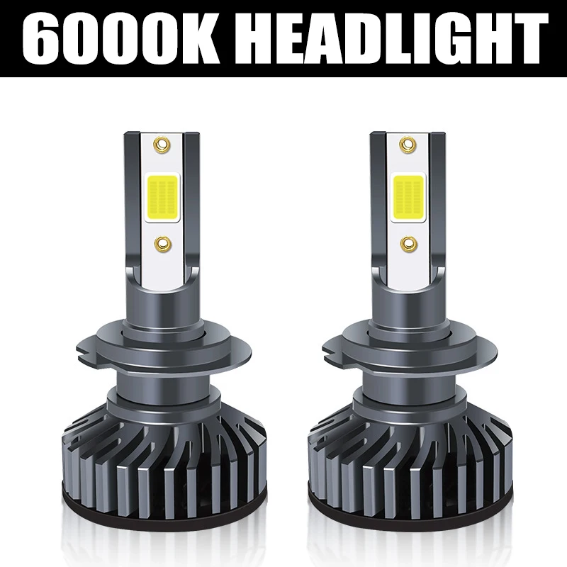 

6000K Mini Canbus lamp H4 H7 LED Car Headlight 10000LM Lamp H1 9005 HB3 9006 HB4 H8 H9 H11 Fog Lights Bulbs