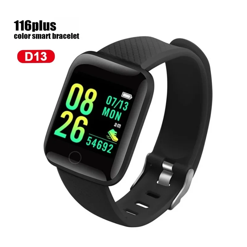 116 Plus Smart Watch Bluetooth Bracelet Heart Rate Blood Pressure Monitor Silicone Fitness Tracker Smart Band Wristband D13
116 Plus Smart Watch Bluetooth Bracelet Heart Rate Blood Pressure Monitor Silicone Fitness Tracker Smart Band Wristband D13