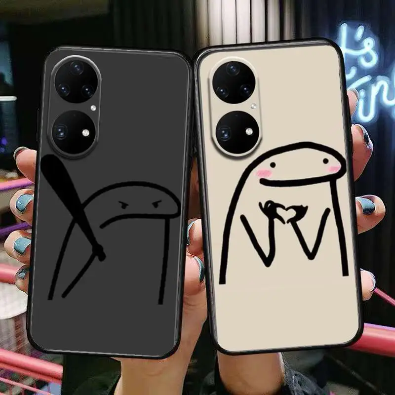 

Cartoon Matchman Phone Case For Huawei p50 P40 p30 P20 10 9 8 Lite E Pro Plus Black Etui Coque Painting Hoesjes comic fas