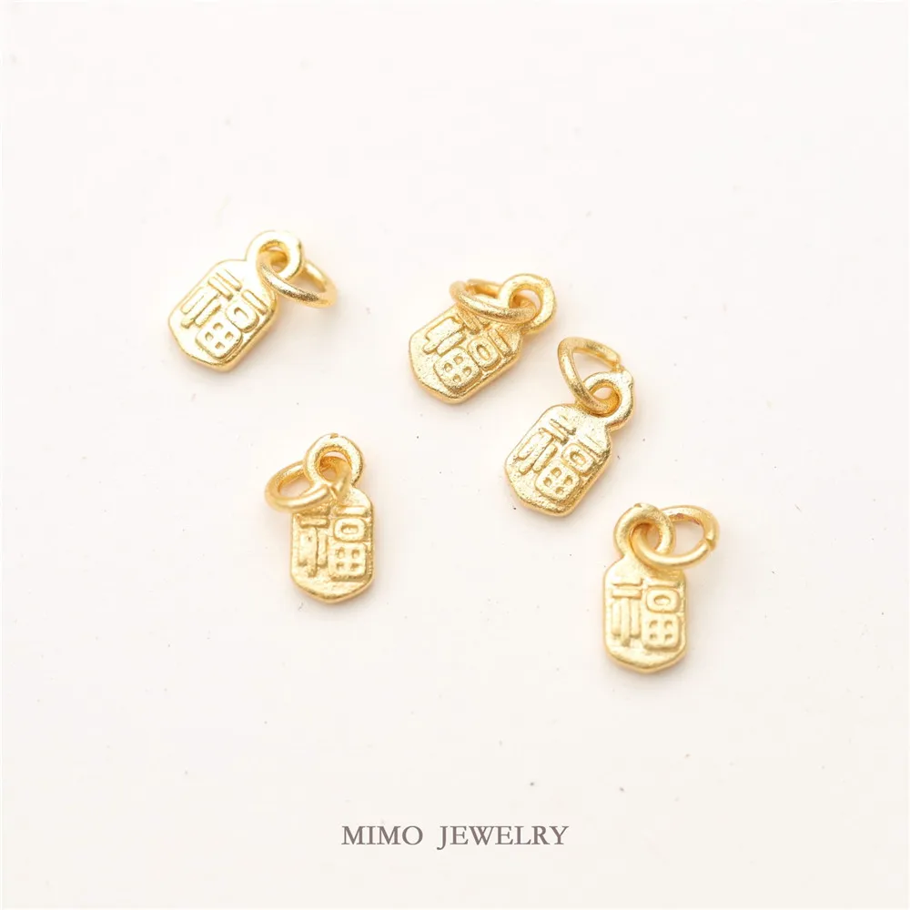 Color copper plated gold craft mini lovely rectangular fu DIY handmade accessories
Color copper plated gold craft mini lovely rectangular fu DIY handmade accessories