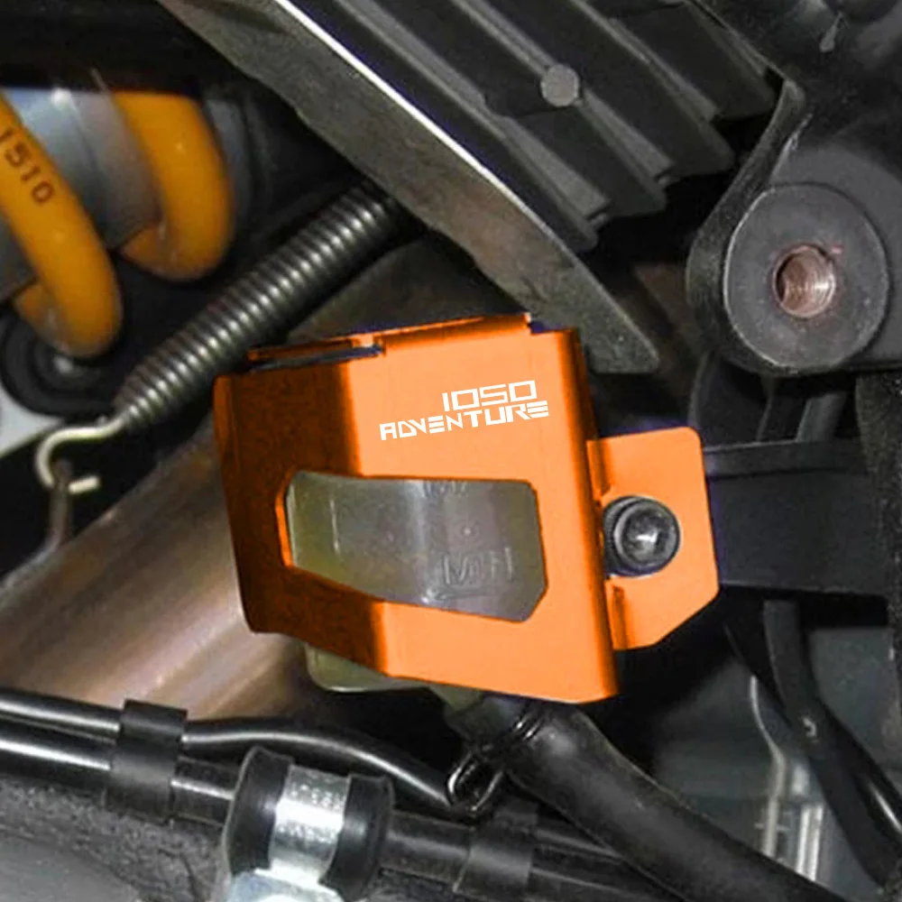 For 1050 ADVENTURE 2012 2013 2014 2015 2016 2017 Motorcycle Accessories Rear Brake Fluid Reservoir Guard Cover Protect With Logo
For 1050 ADVENTURE 2012 2013 2014 2015 2016 2017 Motorcycle Accessories Rear Brake Fluid Reservoir Guard Cover Protect With Logo