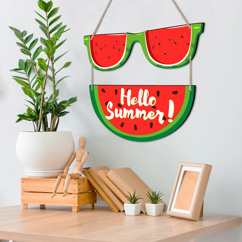 1 Set Summer Hanging Front Door Decor Sign Summer Sign Watermelon Sign Summer Door Plaque
1 Set Summer Hanging Front Door Decor Sign Summer Sign Watermelon Sign Summer Door Plaque