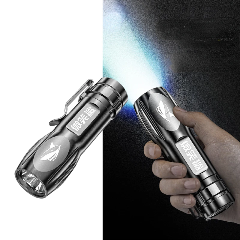 High Power Mini Torch LED Flashlight USB Rechargeable Fixed Focus Flash Lamp Portable Camping Waterproof Far Range Flashlight
High Power Mini Torch LED Flashlight USB Rechargeable Fixed Focus Flash Lamp Portable Camping Waterproof Far Range Flashlight