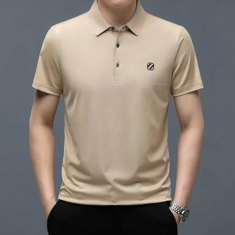 Men's Leisure Fashion Solid Lapel Daily Polo Shirt Golf Business Casual Men Clothing Tops Short-sleeved T-shirt Homme Outdoors
Men's Leisure Fashion Solid Lapel Daily Polo Shirt Golf Business Casual Men Clothing Tops Short-sleeved T-shirt Homme Outdoors