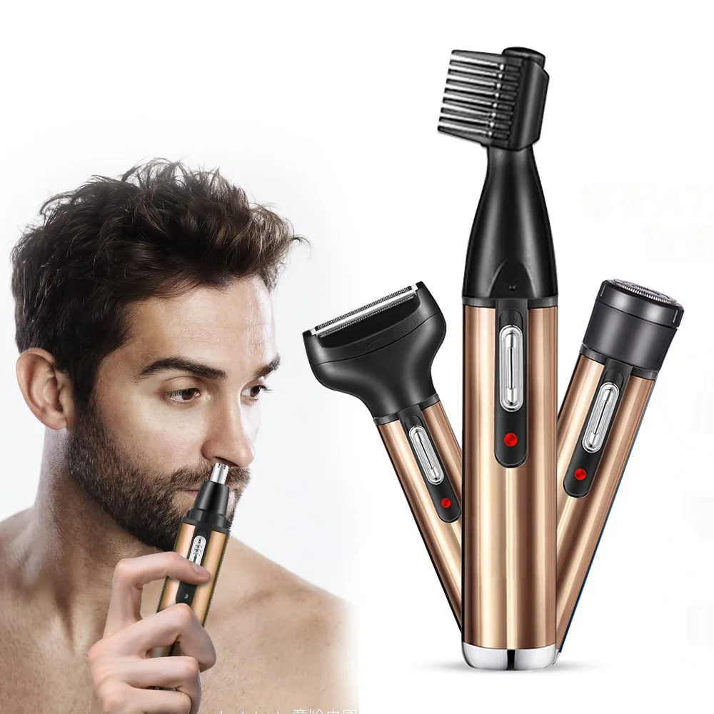 Electric Nose Ear Hair Trimmer 4 in 1 Painless Rechargeable Men Women Trimming Sideburns Eyebrows Beard Hair Clipper Cut Shaver
Electric Nose Ear Hair Trimmer 4 in 1 Painless Rechargeable Men Women Trimming Sideburns Eyebrows Beard Hair Clipper Cut Shaver