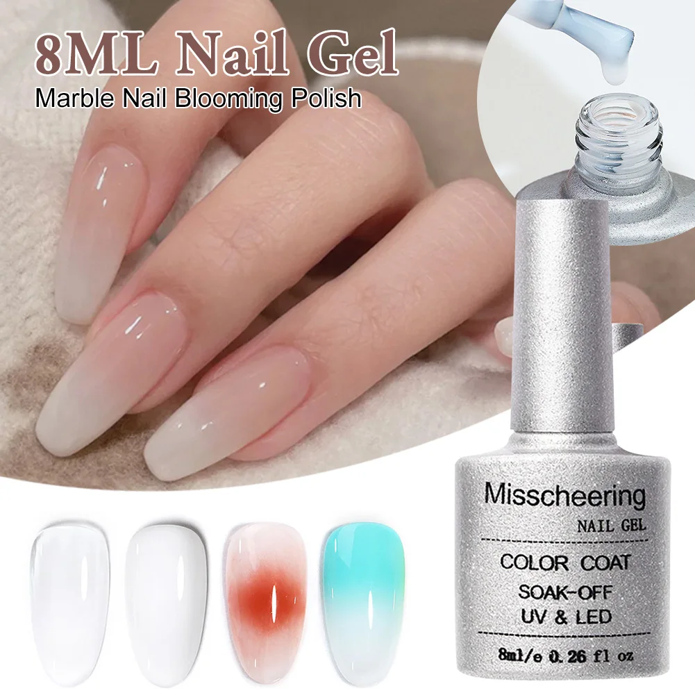 8ML Nail Gel Marble Nail Blooming Polish Transparent Gradient Nail Art Varnish Soak Off UV Nail Glue Gel Manicure Color Coat
8ML Nail Gel Marble Nail Blooming Polish Transparent Gradient Nail Art Varnish Soak Off UV Nail Glue Gel Manicure Color Coat