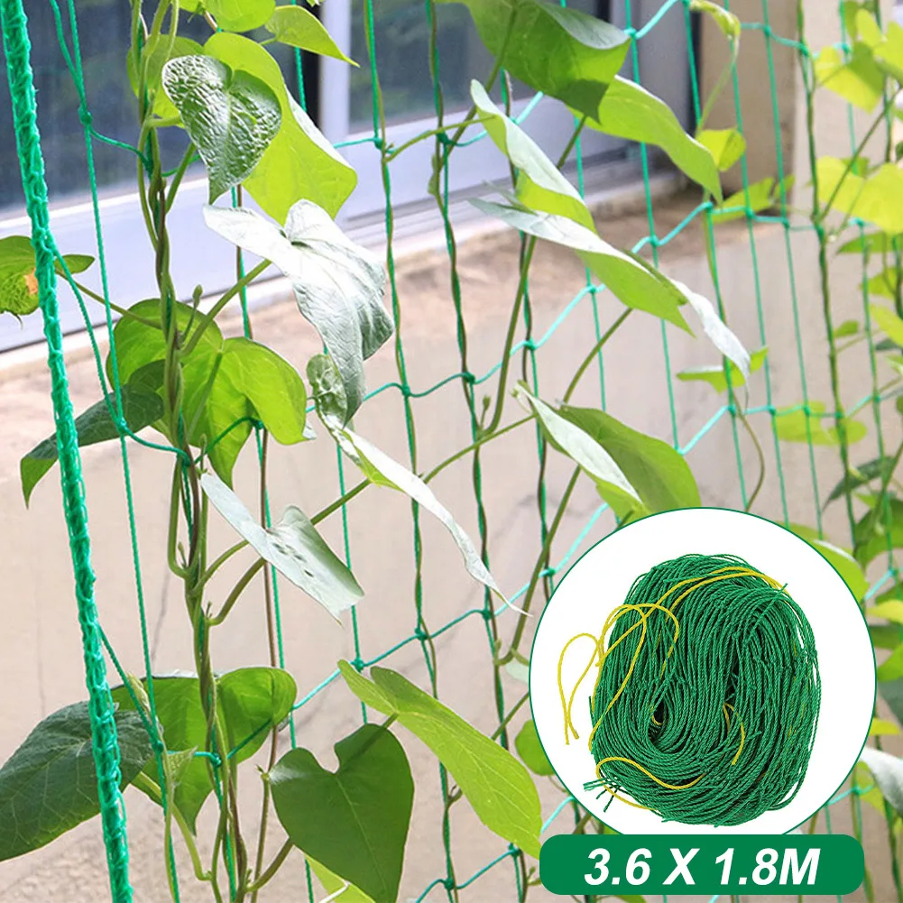 

High-quality Garden Climbing Netting Strong Nylon Plant Trellis for Climbing Plants Loofah Morning Glory Flowers Cucumber Vine