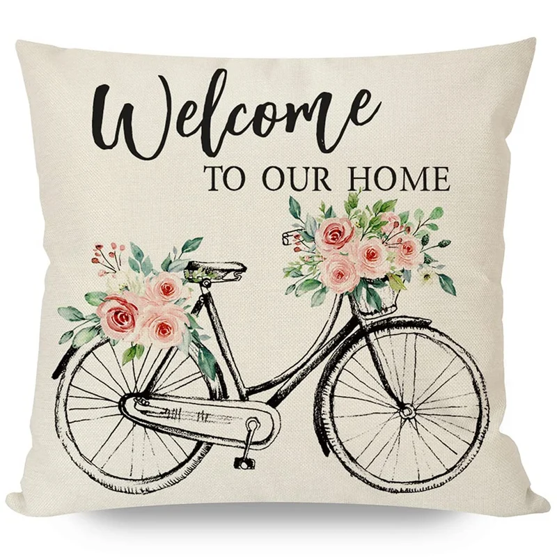 A63I Spring Pillow Covers 18X18 Set Of 4 Farmhouse Throw Pillows Cases Cushion Covers For Home Outdoor Spring Decorations
A63I Spring Pillow Covers 18X18 Set Of 4 Farmhouse Throw Pillows Cases Cushion Covers For Home Outdoor Spring Decorations