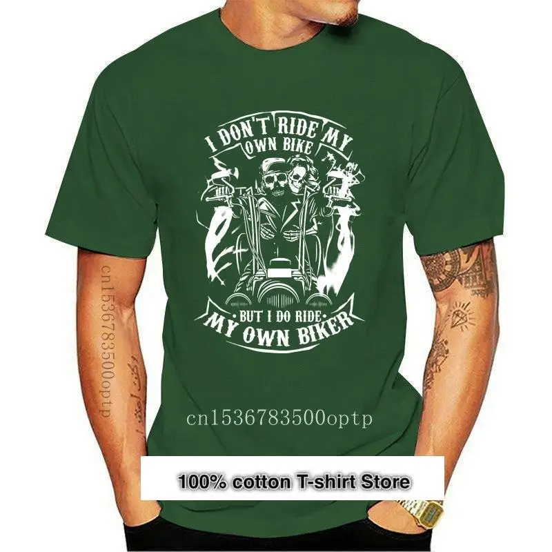Camiseta negra I Don't Ride My Own Bike (on Back), regalo divertido, 100% de algodón, nuevas tendencias
Camiseta negra I Don't Ride My Own Bike (on Back), regalo divertido, 100% de algodón, nuevas tendencias