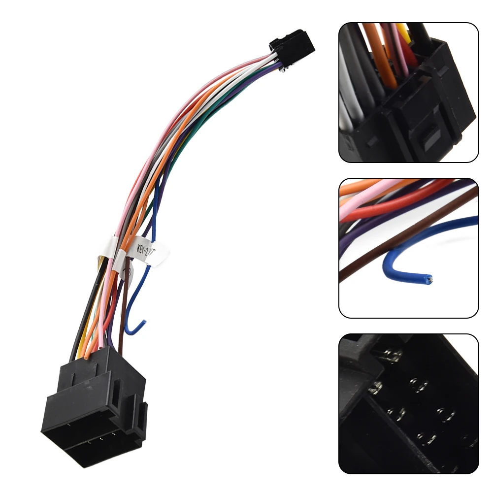 16 Pin To ISO Cable Adapter Male Plug To Female Connector Wiring For Auto Car Navigation Host Power Cord 16 Pin Male Plug
16 Pin To ISO Cable Adapter Male Plug To Female Connector Wiring For Auto Car Navigation Host Power Cord 16 Pin Male Plug