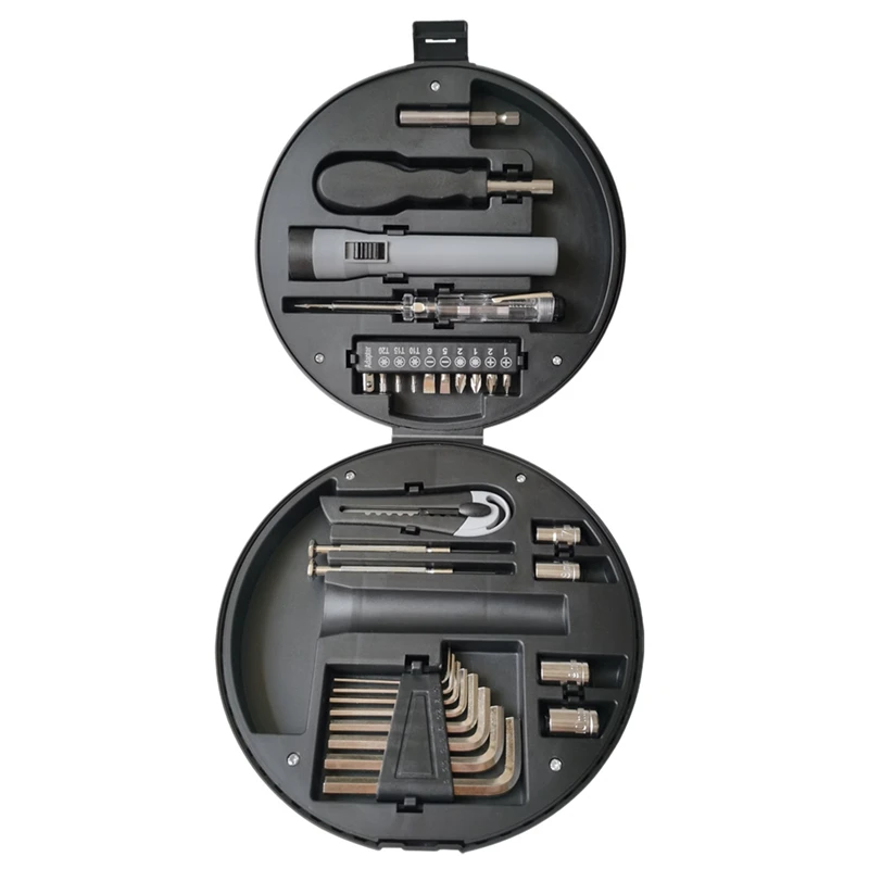 30 In 1 Tool Set, Tire-Shaped Tool Kit Gift, Universal Household Hand Tool Kit Repair Tool Set, Auto Tire Tool Set
30 In 1 Tool Set, Tire-Shaped Tool Kit Gift, Universal Household Hand Tool Kit Repair Tool Set, Auto Tire Tool Set