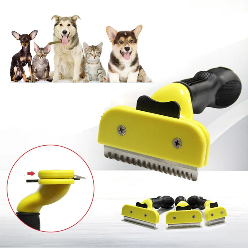 

Furmines Pet Hair Remover for Puppy Dog Hairs Brush Cat Grooming Comb Fur Removal Clipper Tools Animal Pets Supplies