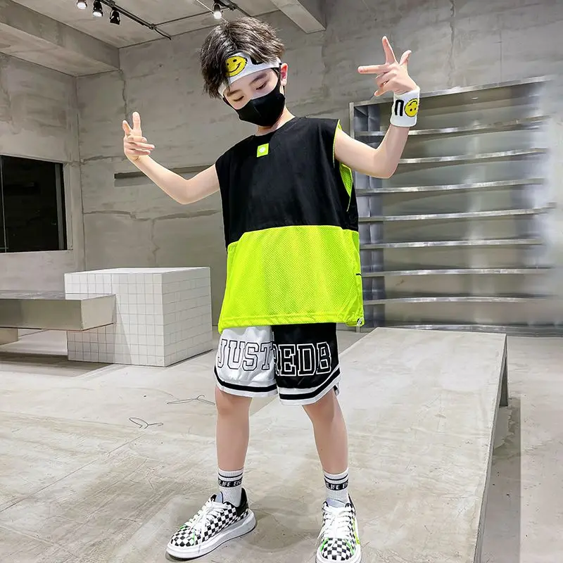 New Teenage 2pcs Boys 2023 Summer Big Boy Sports Clothes Sets Children Fashion T-Shirts and Shorts pant Outfits For 4-14 Year
New Teenage 2pcs Boys 2023 Summer Big Boy Sports Clothes Sets Children Fashion T-Shirts and Shorts pant Outfits For 4-14 Year