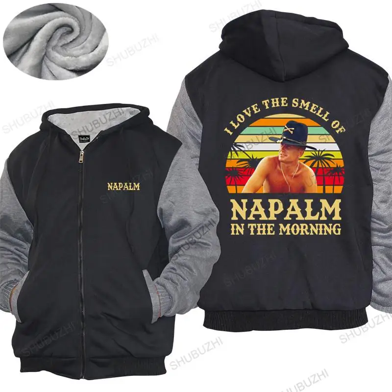 Mens warm coat I Love The Smell of Napalm in The Morning Vintage Retro thick hoody Bill Kilgore Apocalypse male hoodie
Mens warm coat I Love The Smell of Napalm in The Morning Vintage Retro thick hoody Bill Kilgore Apocalypse male hoodie