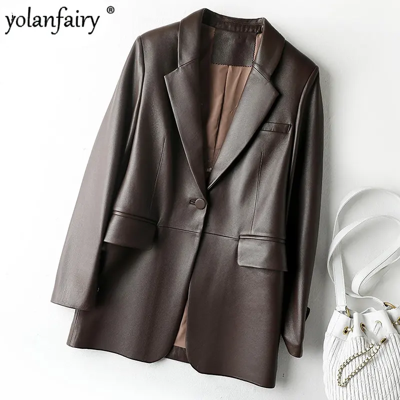 High End Suit Women Real Sheepskin Coat Women's Leather Jacket Ladies Spring Clothing 2023 New In Outwears Chaqueta Mujer FCY
High End Suit Women Real Sheepskin Coat Women's Leather Jacket Ladies Spring Clothing 2023 New In Outwears Chaqueta Mujer FCY