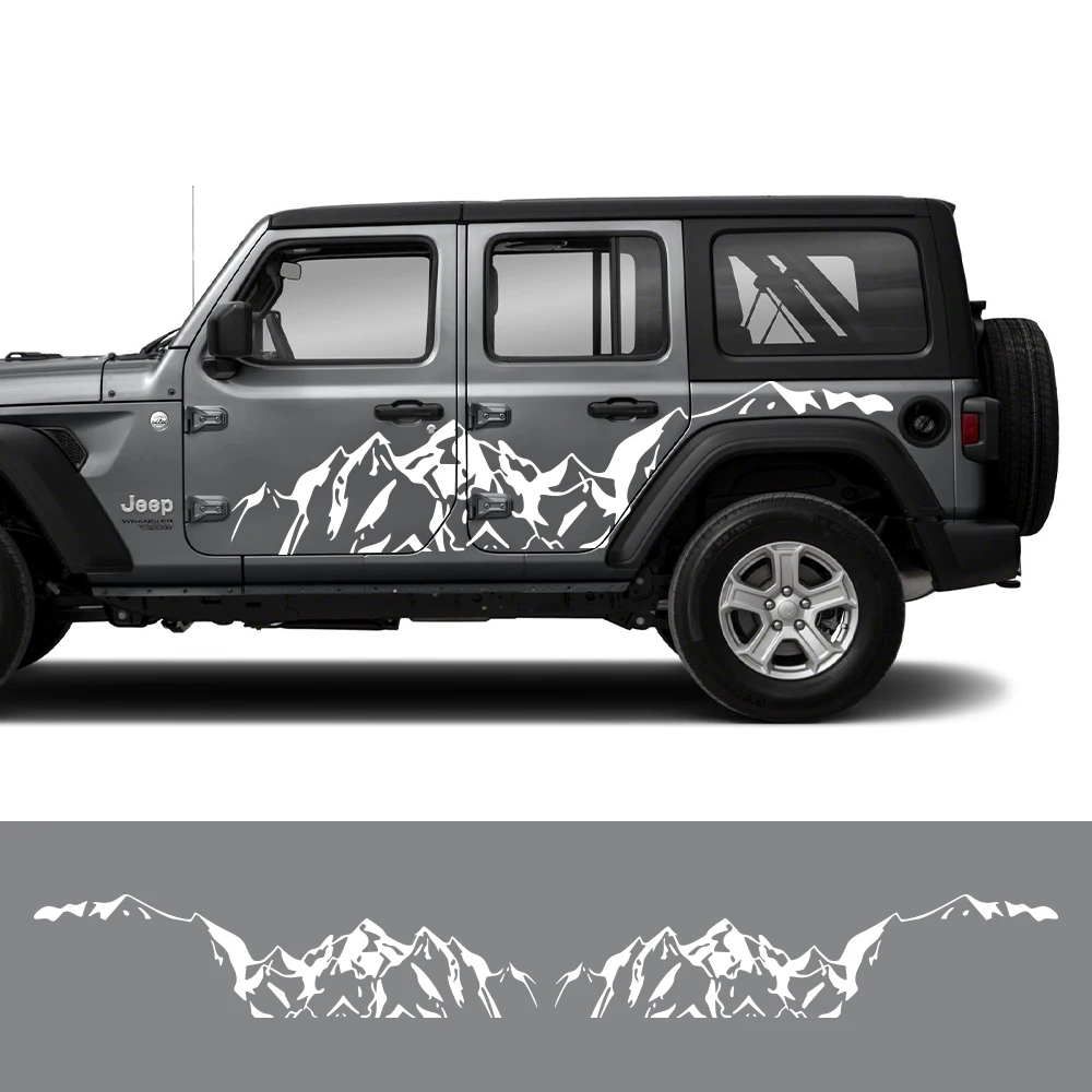 Car Side Stickers For Jeep Wrangler JK JL TJ YJ Mountains Model Automobile Door Vinyl Film Trim Decals Auto External Accessories
Car Side Stickers For Jeep Wrangler JK JL TJ YJ Mountains Model Automobile Door Vinyl Film Trim Decals Auto External Accessories