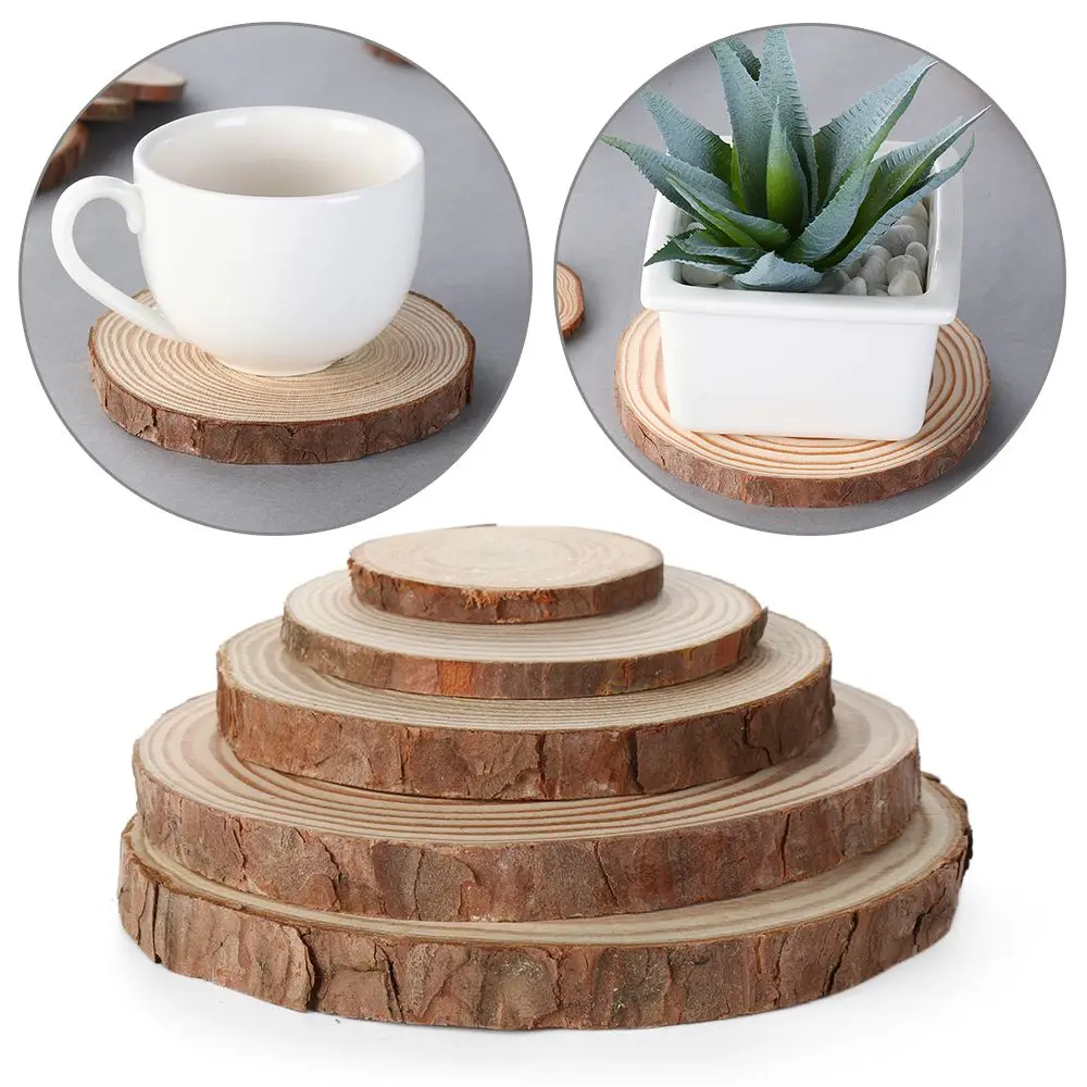 Natural Round Wood Coasters DIY Wooden Home Decoration Cup Pad Tea Coffee Mug Drinks Holder Table Mat Kitchen Accessaries Decor
Natural Round Wood Coasters DIY Wooden Home Decoration Cup Pad Tea Coffee Mug Drinks Holder Table Mat Kitchen Accessaries Decor