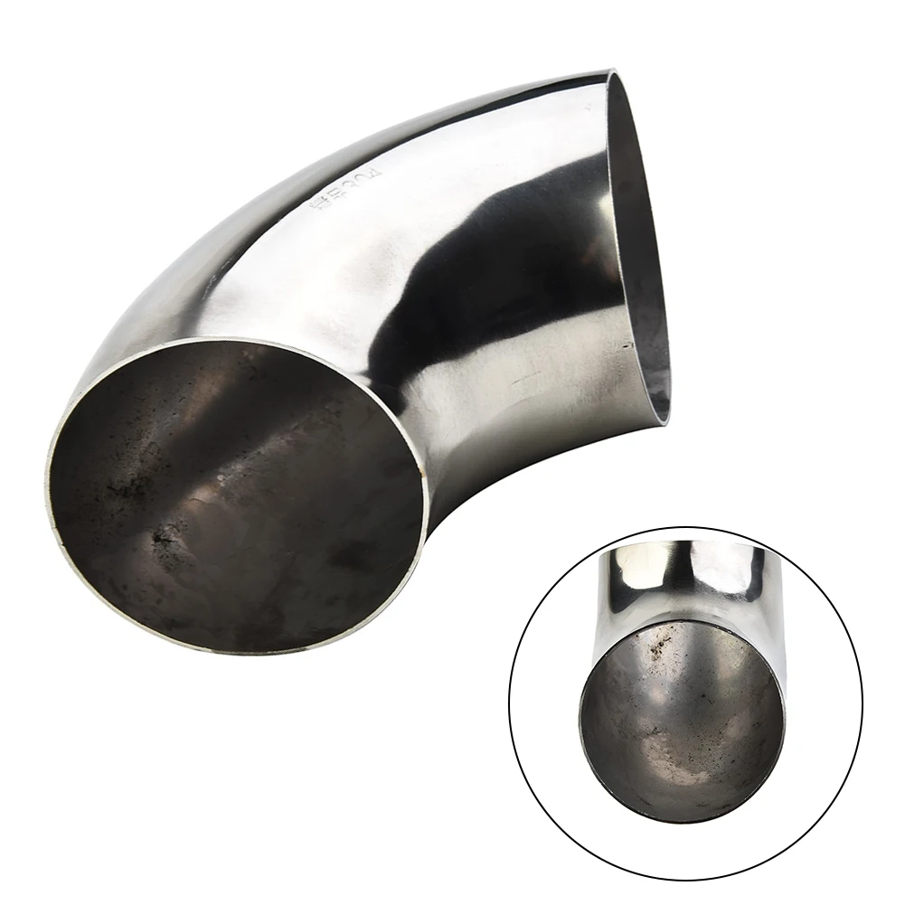 63mm Butt Weld 90 Degree Bend Elbow Pipe Fitting 304 Stainless Steel Car Exhaust Pipe Muffler Welded Pipe Automobile Accesories
63mm Butt Weld 90 Degree Bend Elbow Pipe Fitting 304 Stainless Steel Car Exhaust Pipe Muffler Welded Pipe Automobile Accesories