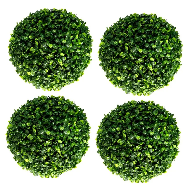 4Pcs 30Cm Artificial Grass Topiary Balls Out/Indoor Hanging Ball For Wedding Party Diy Hotel Home Yard Garden Decoration 
4Pcs 30Cm Artificial Grass Topiary Balls Out/Indoor Hanging Ball For Wedding Party Diy Hotel Home Yard Garden Decoration