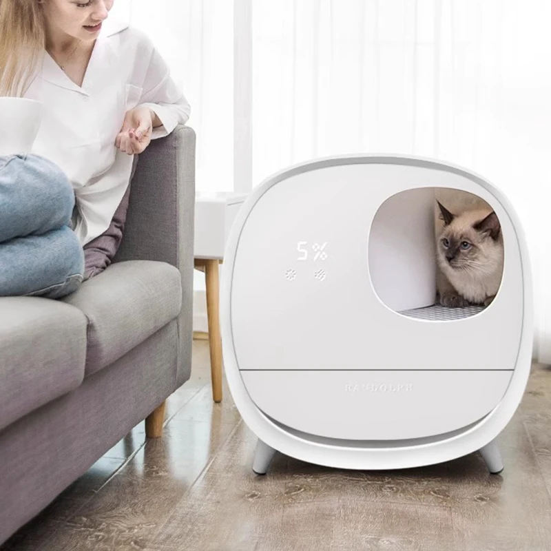Box Automatic Cat Toilet Smart Villa Tray House Large Cat Litter Box Dryer Closed Cage Caixa De Areia Para Gatos Pet Products
Box Automatic Cat Toilet Smart Villa Tray House Large Cat Litter Box Dryer Closed Cage Caixa De Areia Para Gatos Pet Products