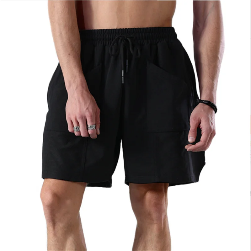 

High quality new men's summer casual sports shorts Men's Over sized, high-waisted, multi-pocket cargo shorts Men's Five pants