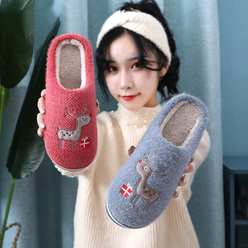 New Cartoon Cotton Slippers Women Cute Animal Indoor Non-slip Winter Home Warm Couple Fluffy Fur House Slippers Chaussons Plats
New Cartoon Cotton Slippers Women Cute Animal Indoor Non-slip Winter Home Warm Couple Fluffy Fur House Slippers Chaussons Plats
