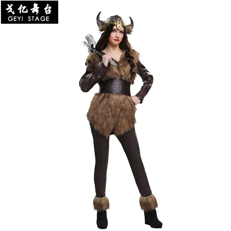 Halloween Costume Nordic Warrior Dress Up Cosplay Costume Adult Female Viking Savage Clothes
Halloween Costume Nordic Warrior Dress Up Cosplay Costume Adult Female Viking Savage Clothes