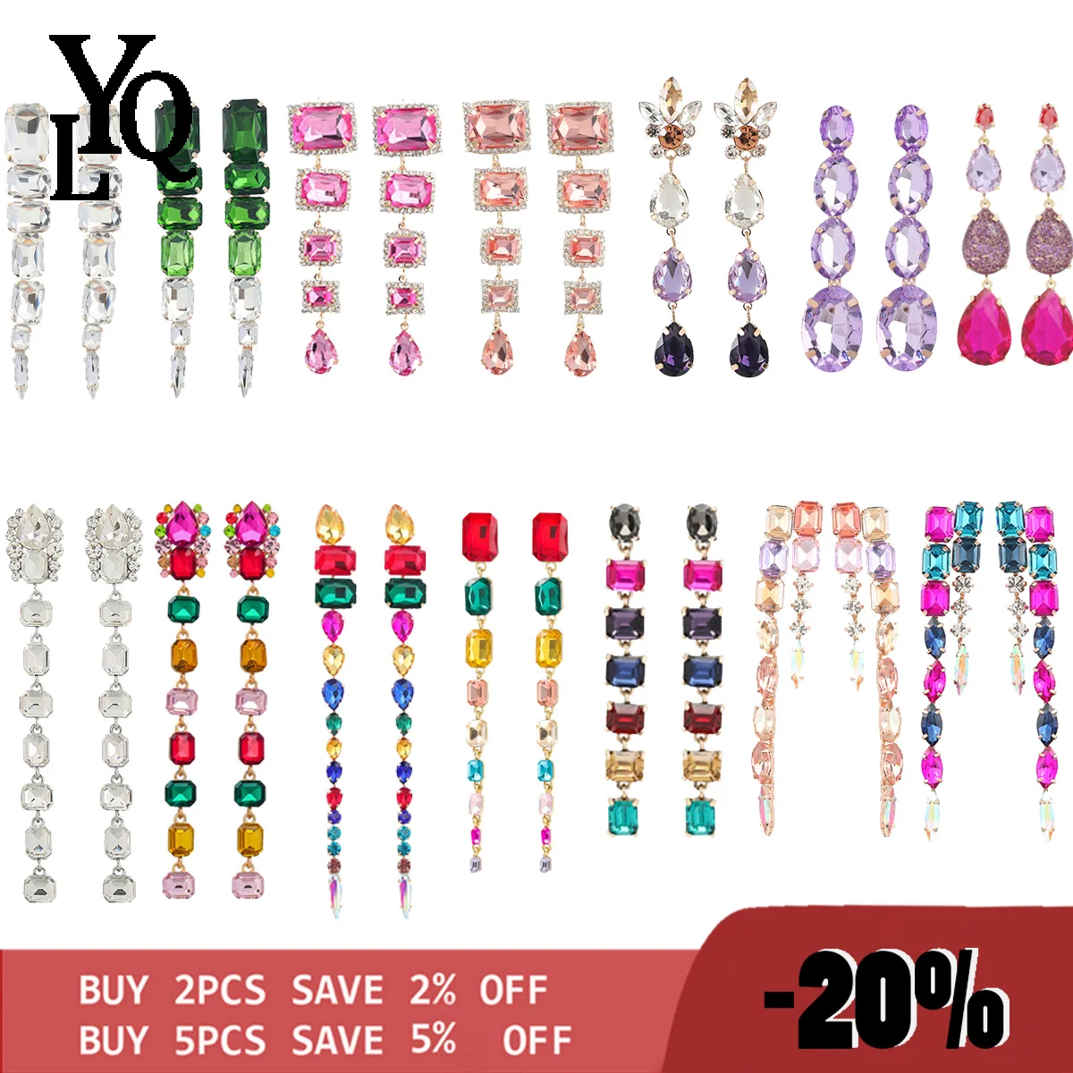 Boho Long Tassel Woman Earrings Big Rhinestone Drop Earrings for Women Crystal Dangle Earrings Fashion Jewelry Accessories Gift
Boho Long Tassel Woman Earrings Big Rhinestone Drop Earrings for Women Crystal Dangle Earrings Fashion Jewelry Accessories Gift