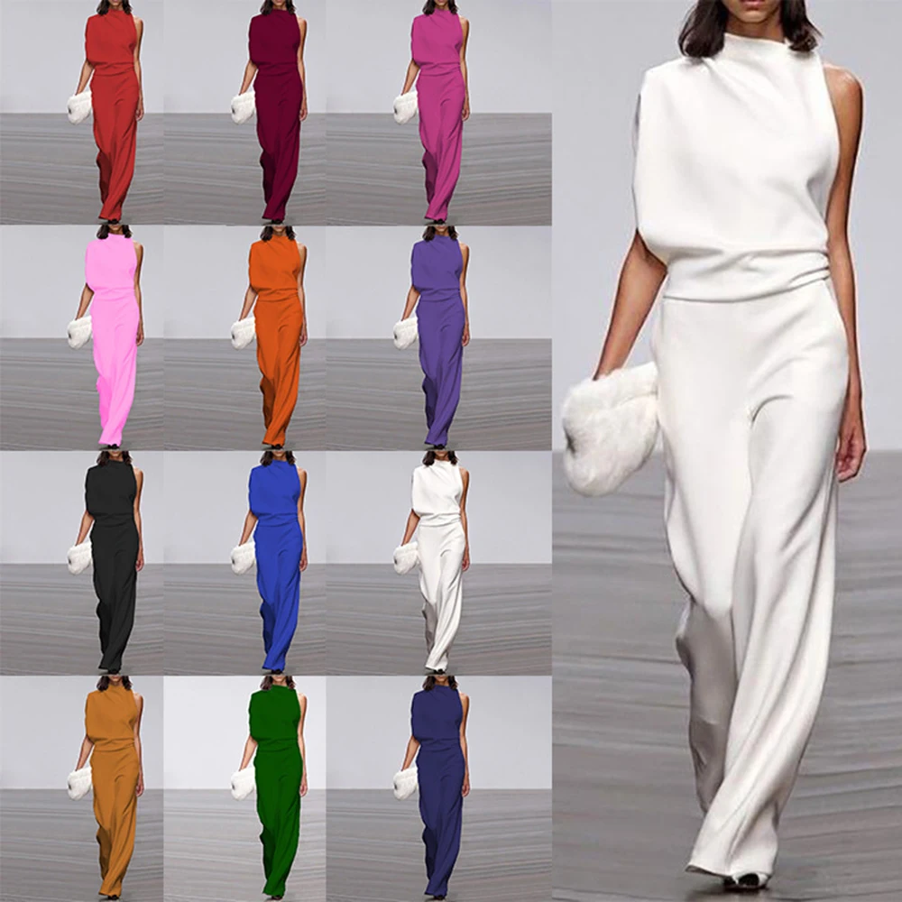 2022 Summer Oversized Fashion High Waist Slim Romper Candy Colors Women Bodycon Solid High Collar Jumpsuit Sexy Party Outfits
2022 Summer Oversized Fashion High Waist Slim Romper Candy Colors Women Bodycon Solid High Collar Jumpsuit Sexy Party Outfits
