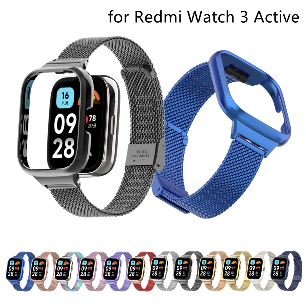 Metal Strap for Xiaomi Redmi Watch 3 Active Bracelet Watchband For Redmi Watch 3 Active Case Smart Watches Accessories Replaceme
Metal Strap for Xiaomi Redmi Watch 3 Active Bracelet Watchband For Redmi Watch 3 Active Case Smart Watches Accessories Replaceme