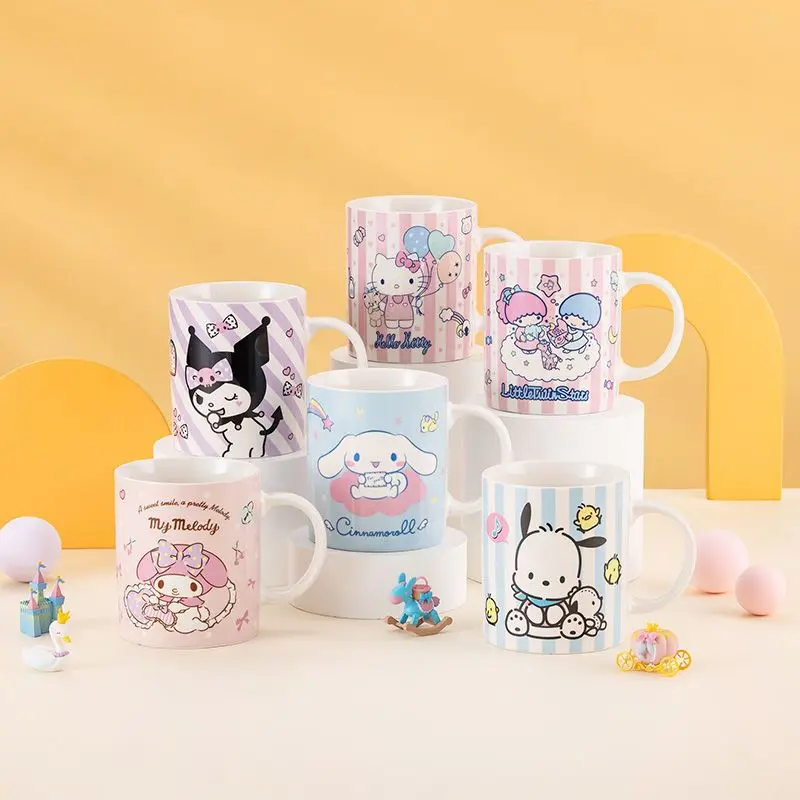 Kawaii Sanrios керамическая кружка аниме My Melody Kuromi Cinnamoroll Милая мультяшная офисная домашняя кофейная чашка ручная чашка посуда подарок
Kawaii Sanrios керамическая кружка аниме My Melody Kuromi Cinnamoroll Милая мультяшная офисная домашняя кофейная чашка ручная чашка посуда подарок