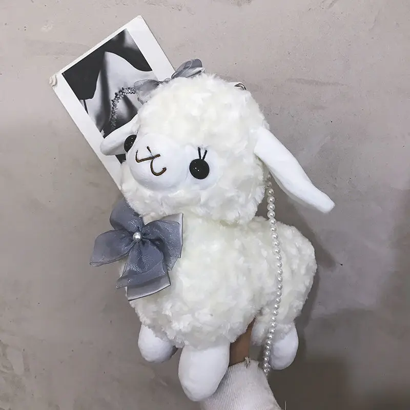 Sheep Cartoon Stuffed Animal Plush Backpack Fashion Phone Coin Chain School Bag Toy For Children Gift For Girl Women
Sheep Cartoon Stuffed Animal Plush Backpack Fashion Phone Coin Chain School Bag Toy For Children Gift For Girl Women