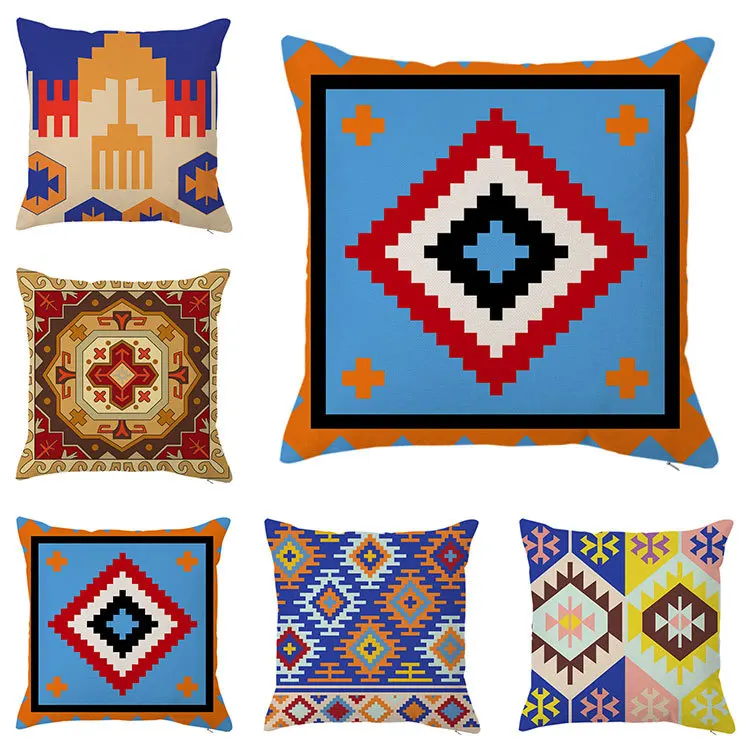 Bohemian National Style Geometric Linen Car Office Pillow Cushion Pillow Cover Life Polyester Pillow Cover
Bohemian National Style Geometric Linen Car Office Pillow Cushion Pillow Cover Life Polyester Pillow Cover