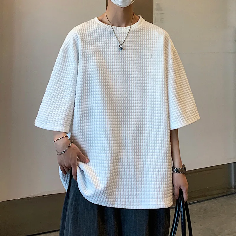 DE 2022 short-sleeved T-shirt men's ins popular new net red simple wind ice figure who casual loose clothes
DE 2022 short-sleeved T-shirt men's ins popular new net red simple wind ice figure who casual loose clothes