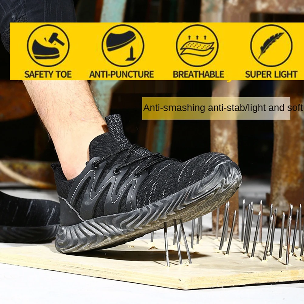 Safety Protective Shoes Lightweight and Breathable Safety Shoes Large Anti-smashing Safety Protective Work Shoes
Safety Protective Shoes Lightweight and Breathable Safety Shoes Large Anti-smashing Safety Protective Work Shoes