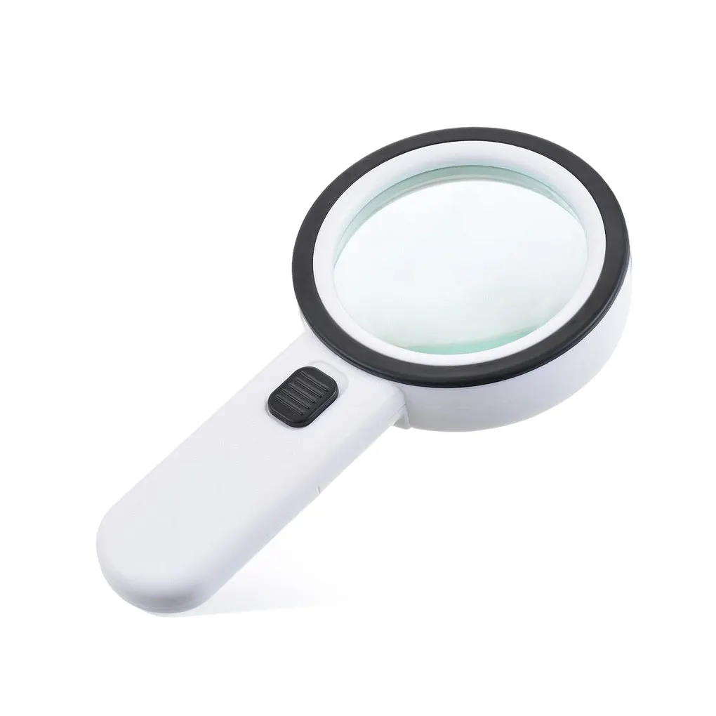 

Magnifying Glass Convenient Luminous Lens Illuminated Magnifier Microscope Reading Identification Seniors Jewelry Repair Tool