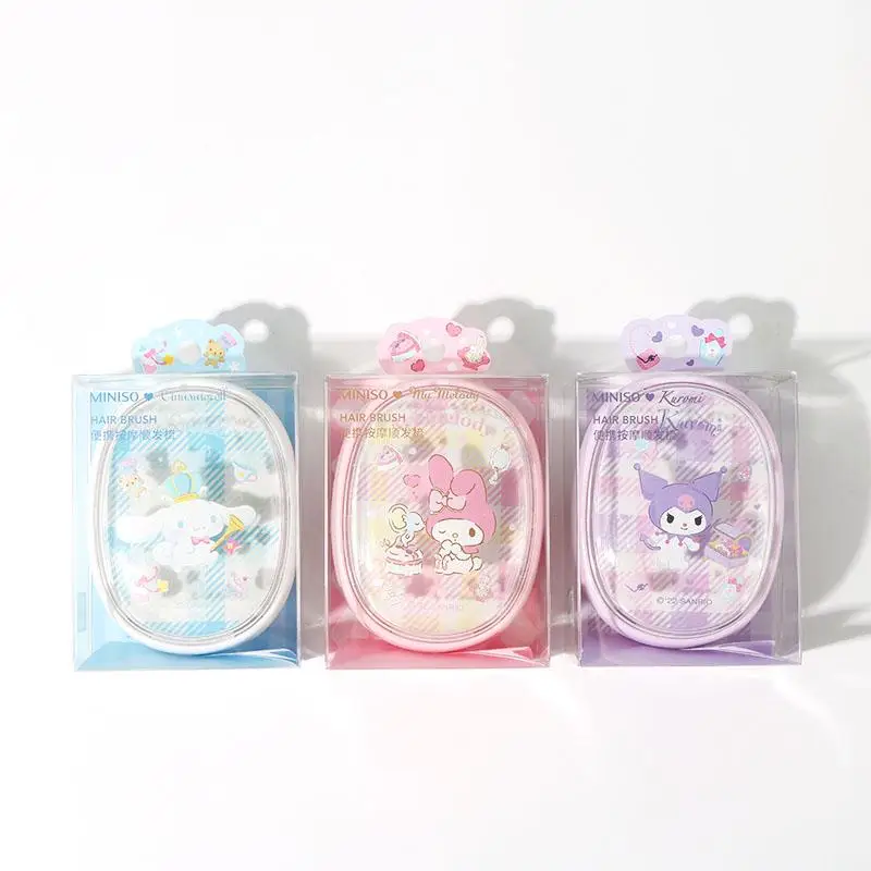Милая мультяшная портативная Массажная расческа для волос Cinnamoroll My Melody Kuromi Sanrio, аниме плюшевые игрушки для девочек, подарок на день рождения
Милая мультяшная портативная Массажная расческа для волос Cinnamoroll My Melody Kuromi Sanrio, аниме плюшевые игрушки для девочек, подарок на день рождения