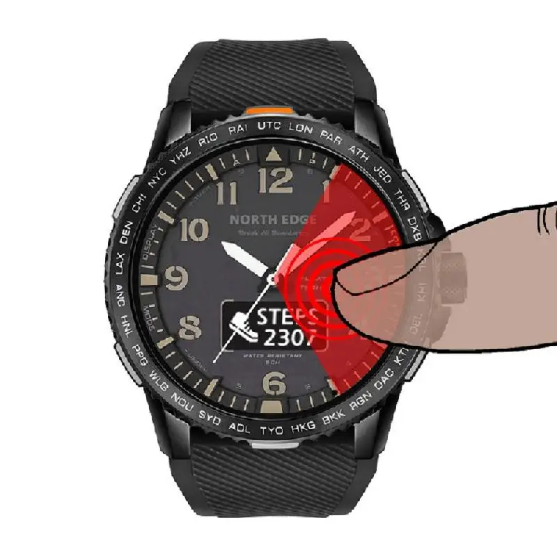 NORTH EDGE Bluetooth Watch Health Tracker Touch Screen With Small Display Window Sports Watch Message Reminder Or Android IOS
NORTH EDGE Bluetooth Watch Health Tracker Touch Screen With Small Display Window Sports Watch Message Reminder Or Android IOS