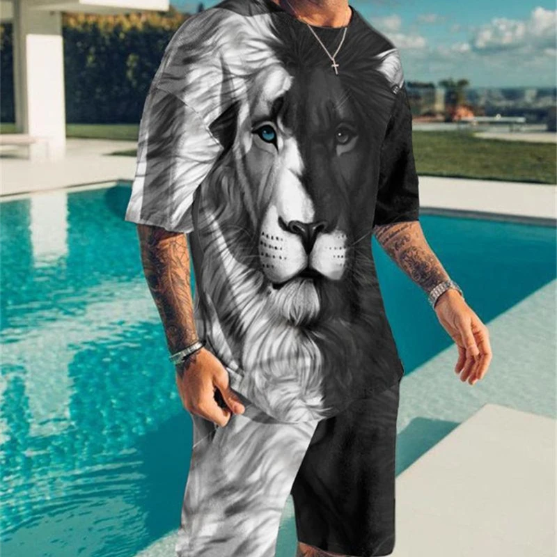 Mens Clothes Fashion Summer Set Tracksuit 3d Printed Casual Short Sleeve T Shirts For Men Sportwear Oversized Tshirts Set
Mens Clothes Fashion Summer Set Tracksuit 3d Printed Casual Short Sleeve T Shirts For Men Sportwear Oversized Tshirts Set