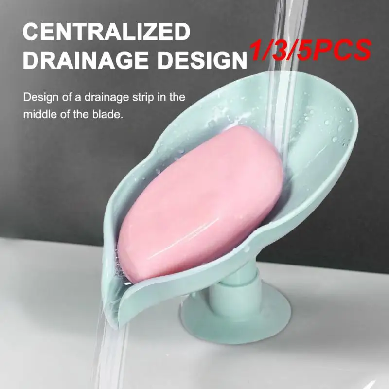 1/3/5 шт., держатель для мыла в форме листа 
1/3/5 шт., держатель для мыла в форме листа