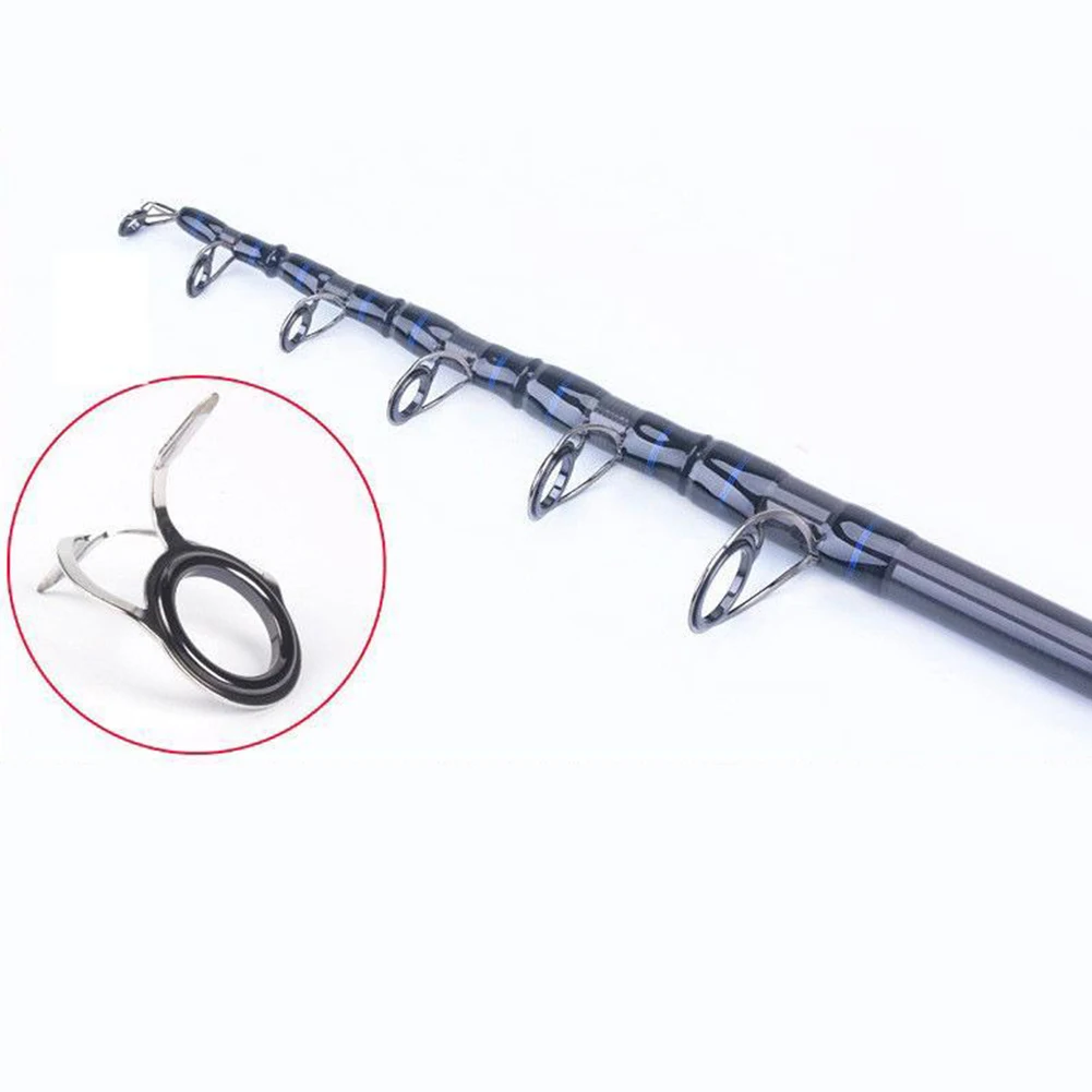 Sea Fishing Rod DIY Smooth Guide Rings High Carbon Steel and Ceramic Fishing Rod Guide Eye Ring Rod Building Repair Kit 85pcs
Sea Fishing Rod DIY Smooth Guide Rings High Carbon Steel and Ceramic Fishing Rod Guide Eye Ring Rod Building Repair Kit 85pcs