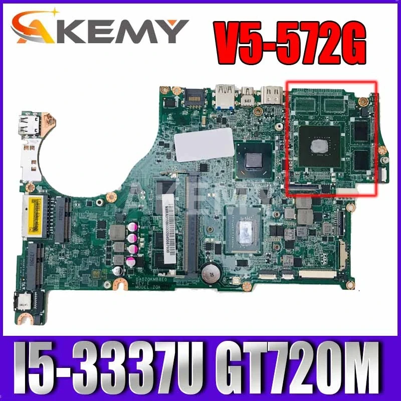 NBMA311003 NB.MA311.003 Main board For Acer Aspire V5-572 Laptop Motherboard DA0ZQKMB8E0 Geforce GT720M SR0XL I5-3337U
NBMA311003 NB.MA311.003 Main board For Acer Aspire V5-572 Laptop Motherboard DA0ZQKMB8E0 Geforce GT720M SR0XL I5-3337U